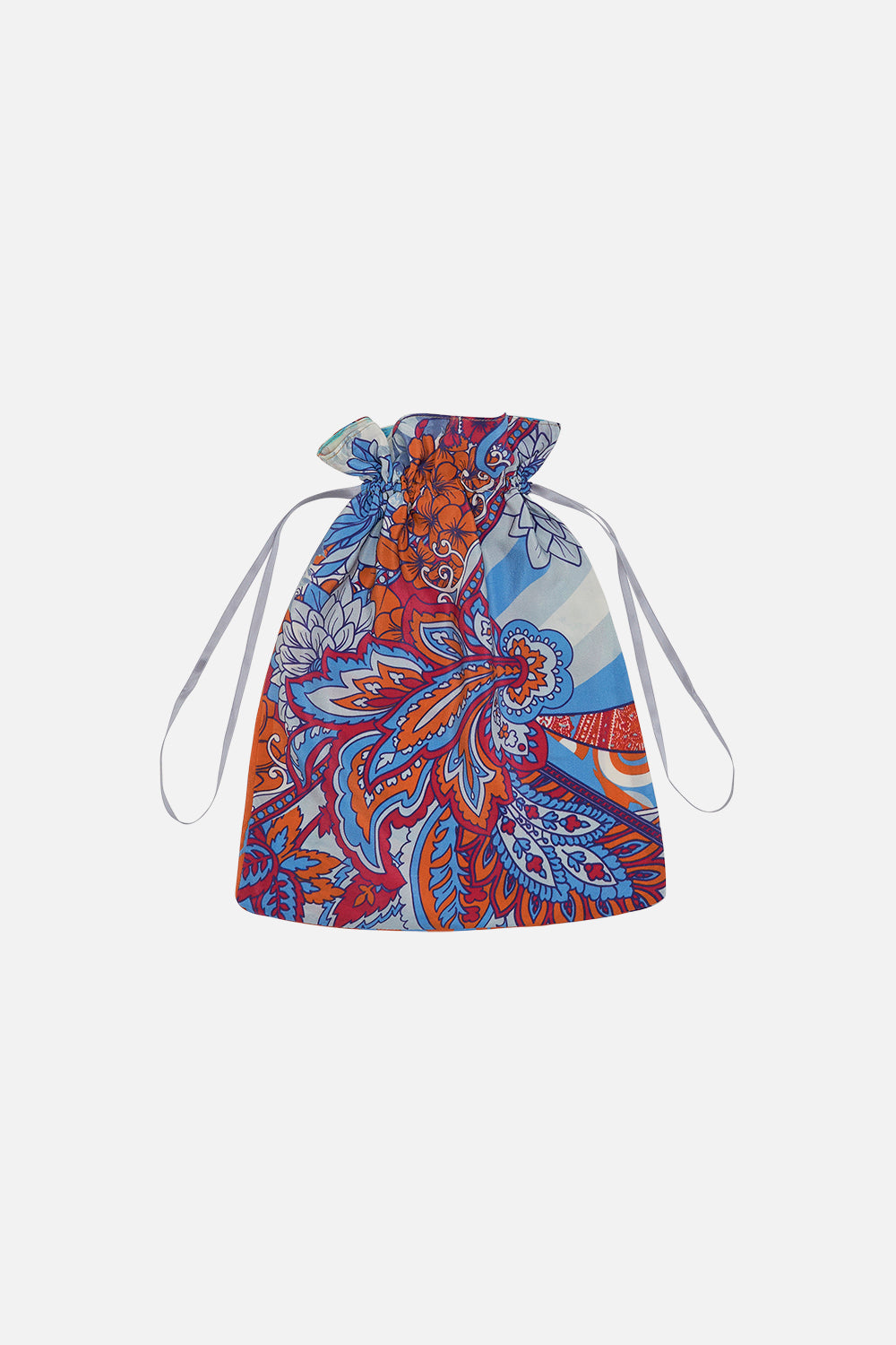 The CAMILLA UNICORN DRAWSTRING BAG MULTI in our MULTI print.