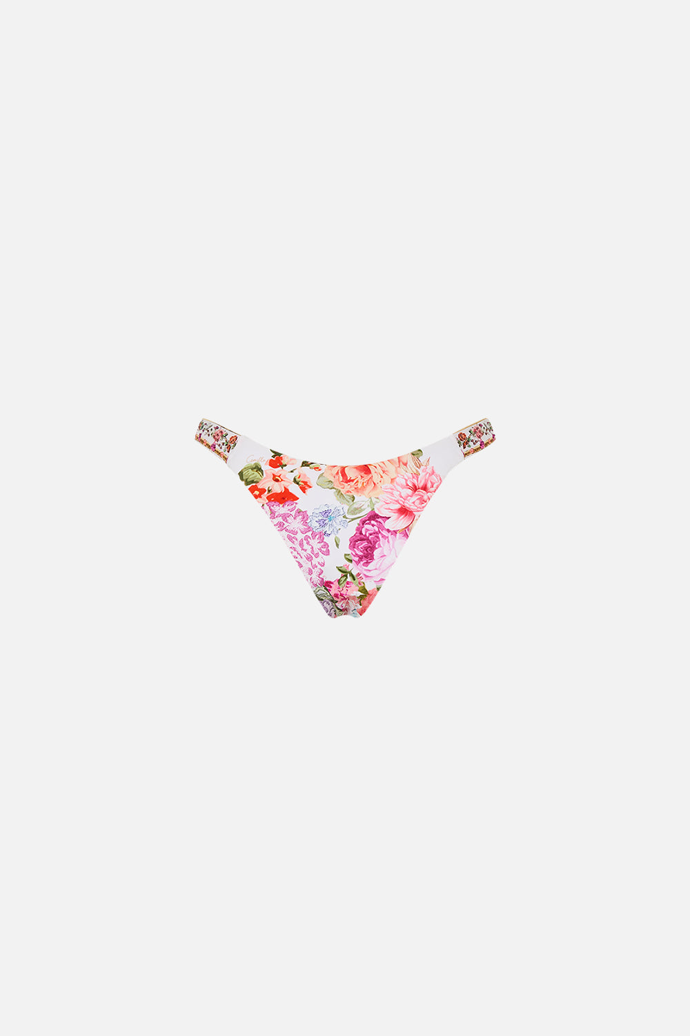 CAMILLA floral pant with side bands in Sew Yesterday