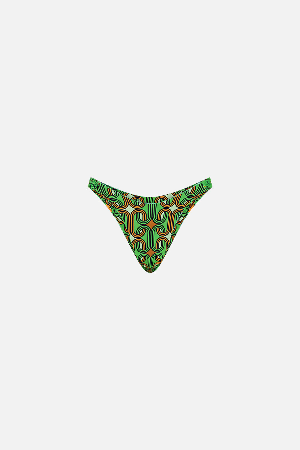 CAMILLA green elastic side pant in Good Vibes Generation