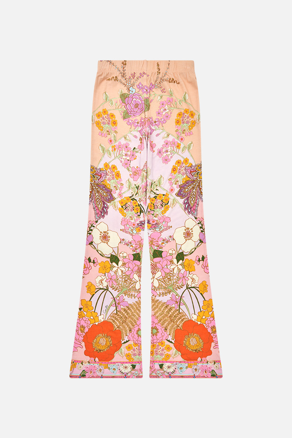 Milla By CAMILLA kids flared leggings in Clever Clogs print