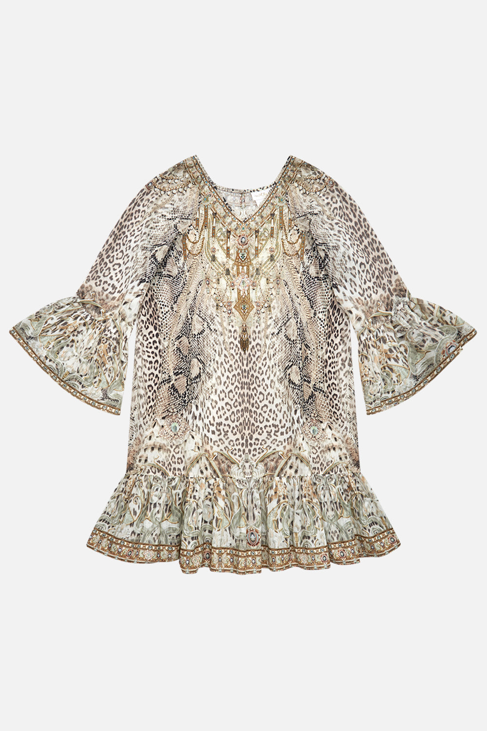 Milla By CAMILLA kids A line dress in Down The Garden Path print