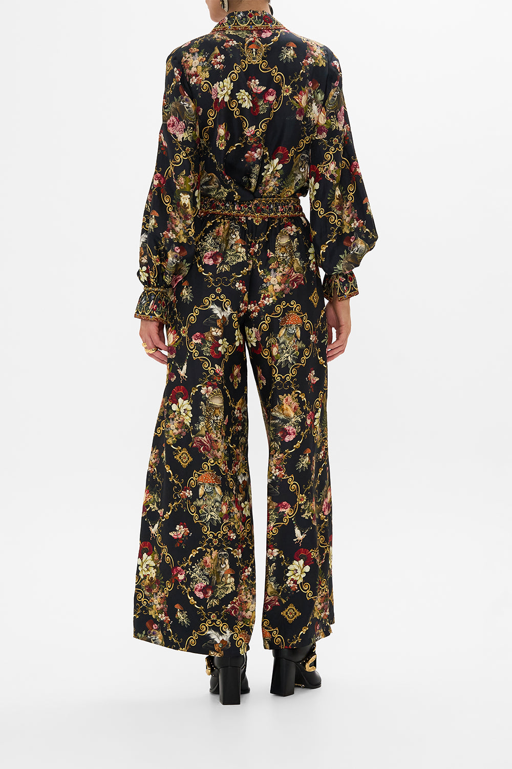 CAMILLA floral Straight Leg Pant in Told in the Tapestry
