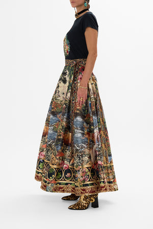 MAXI WRAP SKIRT TAPESTRY TOTEMS