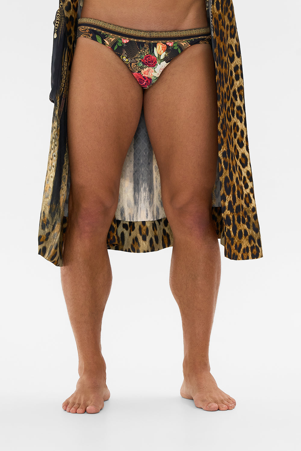 The CAMILLA MEN'S ATHLETIC SWIM BRIEF MAGIC IN THE MANUSCRIPTS in our  print.