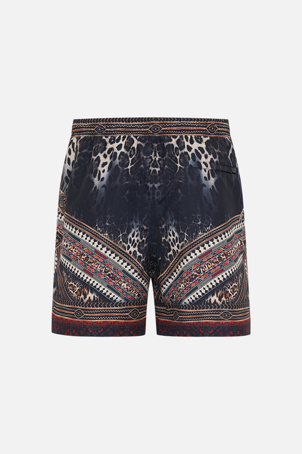 Hotel Franks By CAMILLA Mid Length Boardshort in Pretty Fly for The Sinai Print. 