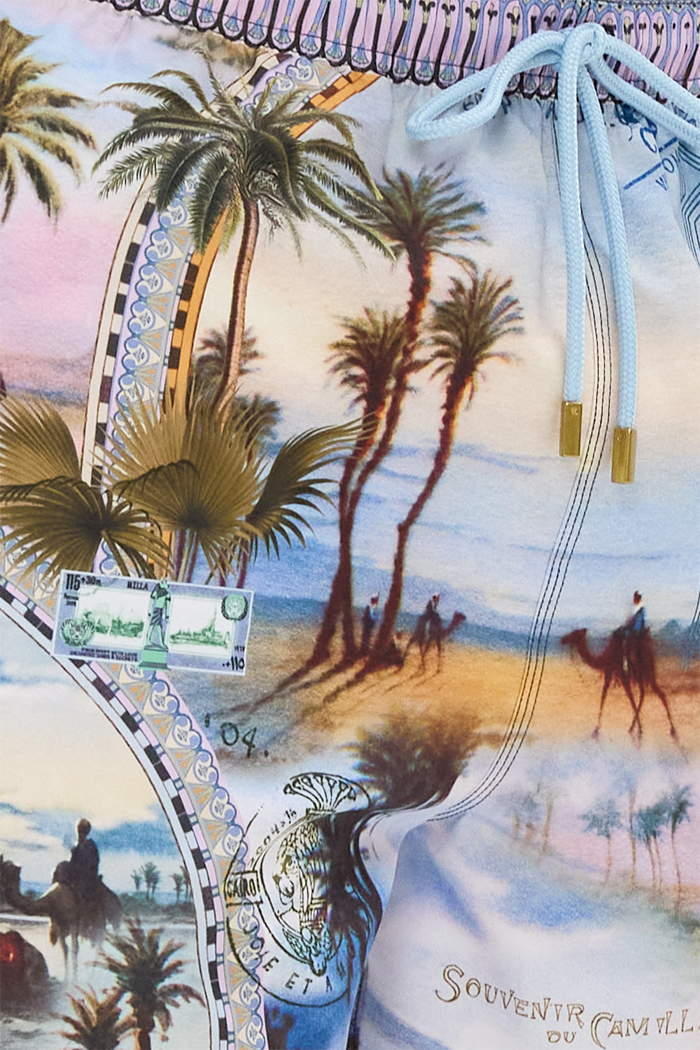 Hotel Franks By CAMILLA Mid length boardshort in Call Me In Cairo Print