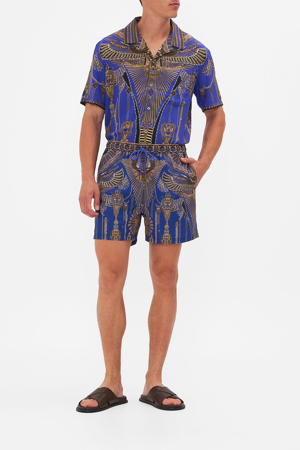 Hotel Franks By CAMILLA mid length boardhot in My Fair Pharaoh print