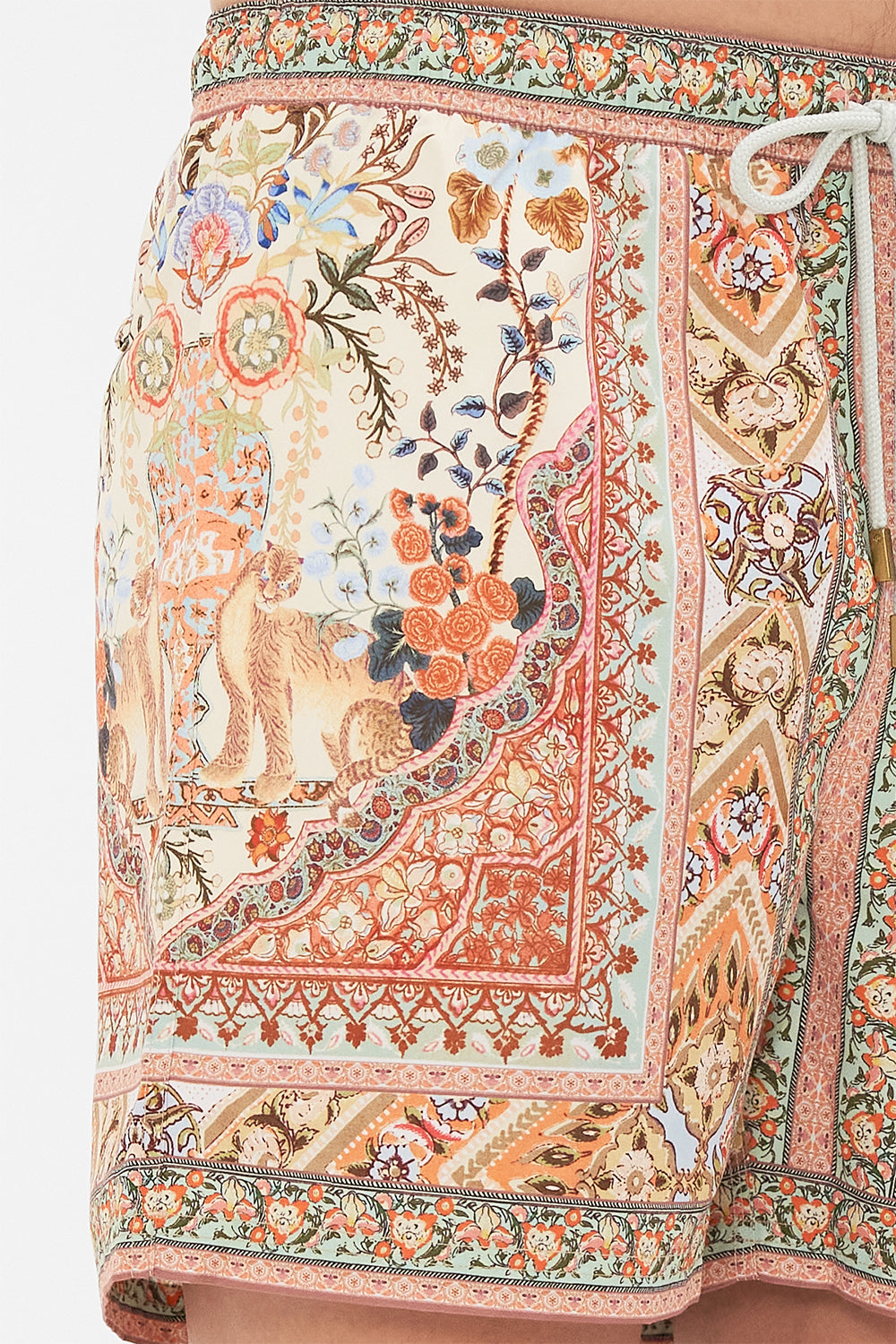 Hotel Franks By CAMILLA Mid-Length Boardshort in Honour of Heirlooms print