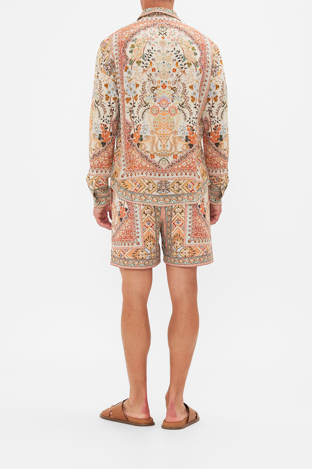CAMILLA Collared Long Sleeve Shirt in Honour of Heirlooms print