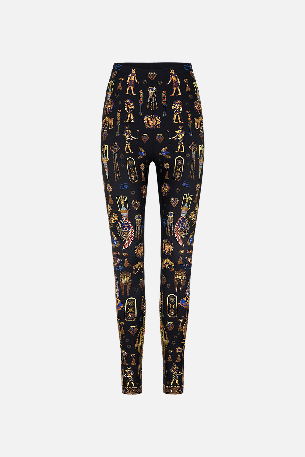 CAMILLA Lustre Printed Leggings in Cartouche Kingdom print. 