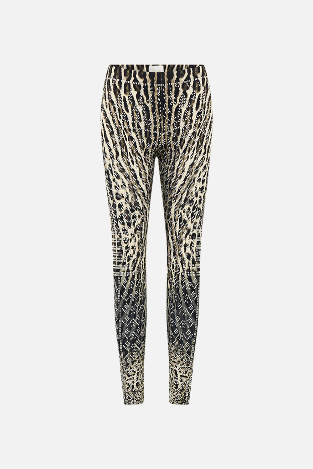 The CAMILLA HOTFIX LEGGINGS CAT WORSHIP in our  print.