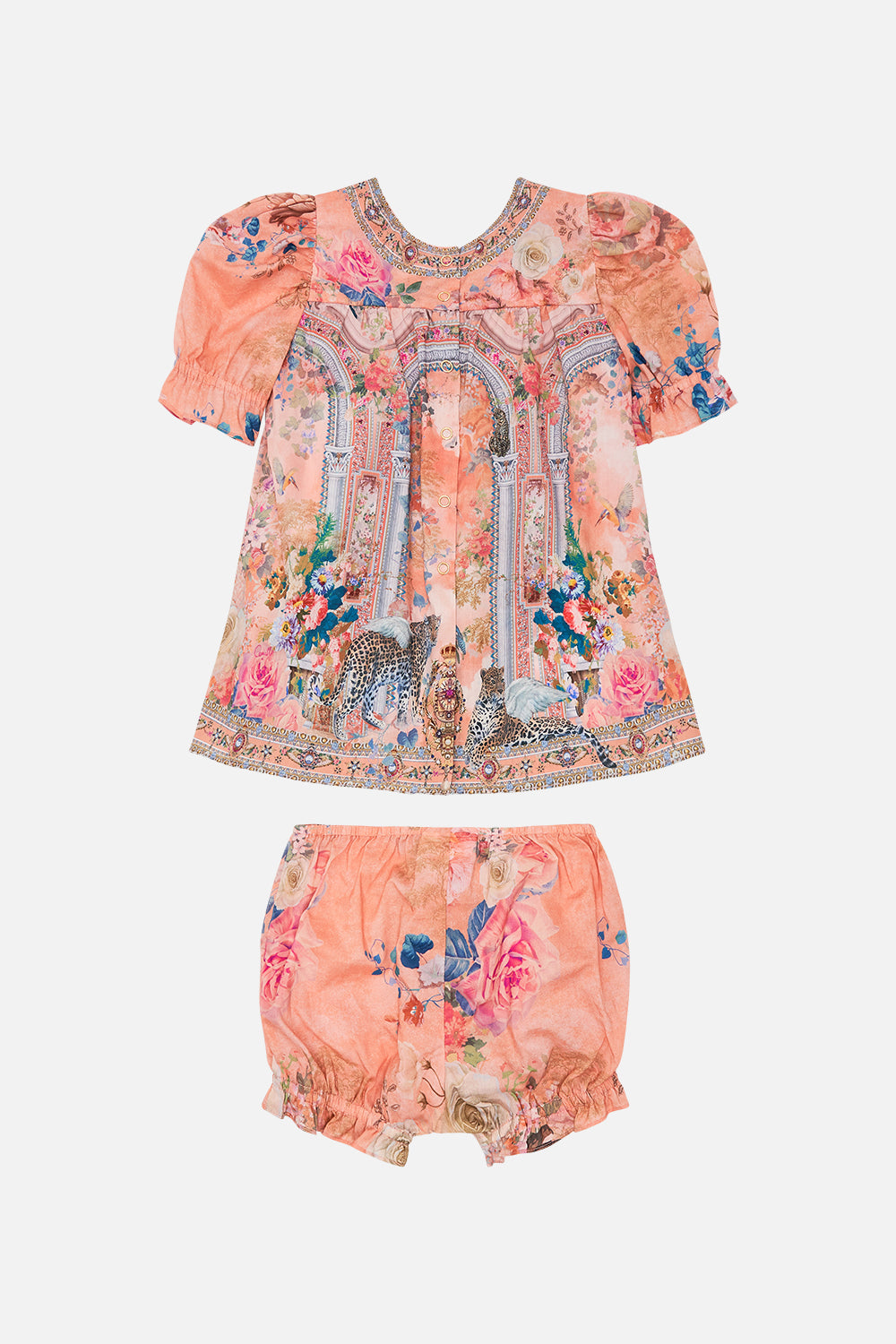 Milla by CAMILLA Babies Puff Sleeve Top in We Always Have Alexandria print. 