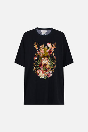 OVERSIZED BAND TEE TAPESTRY TOTEMS