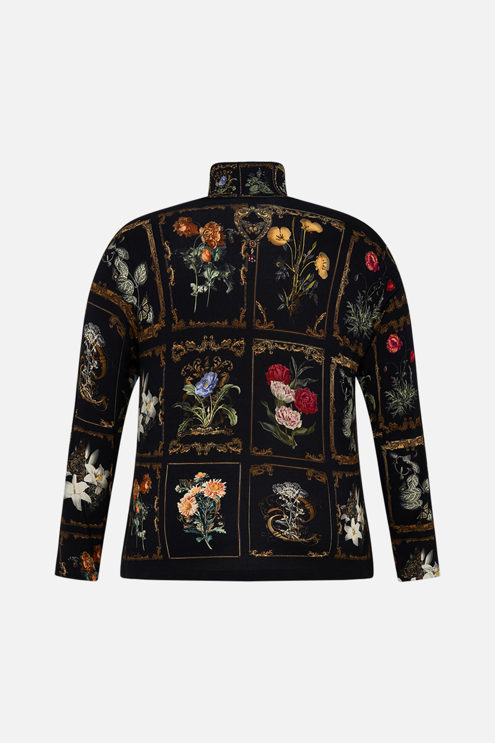 CAMILLA floral thongs in Stitched in Time print.