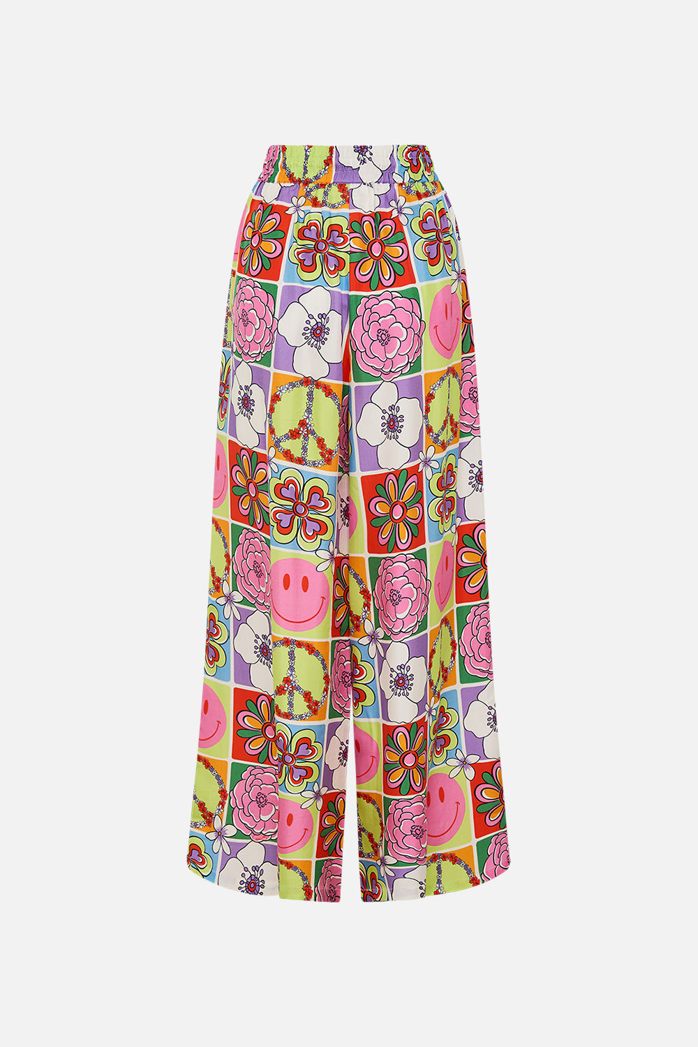 The CAMILLA STRAIGHT LEG PANT COSMIC PRAIRIE in our  print.