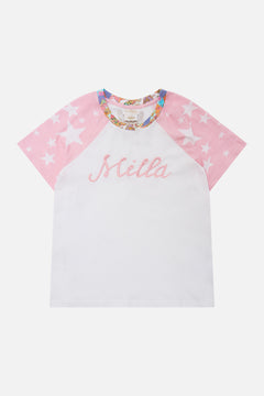 Milla by CAMILLA floral kids raglan tee (12-14) in Sew Yesterday