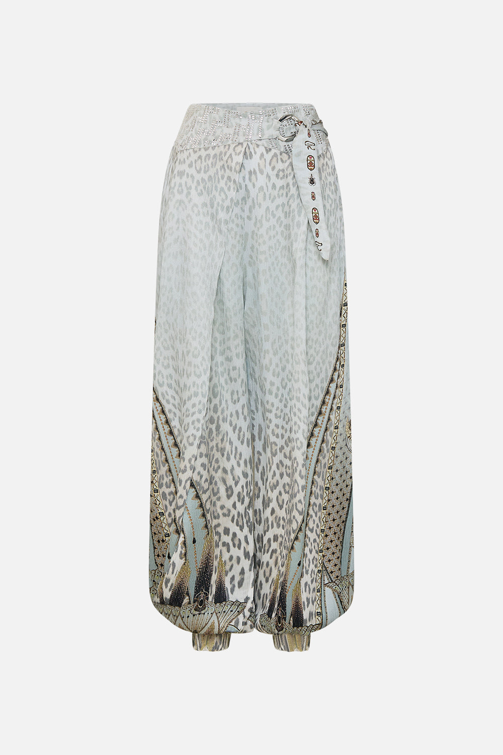 ASYMMETRICAL BELTED PANT SAHARA STARLET