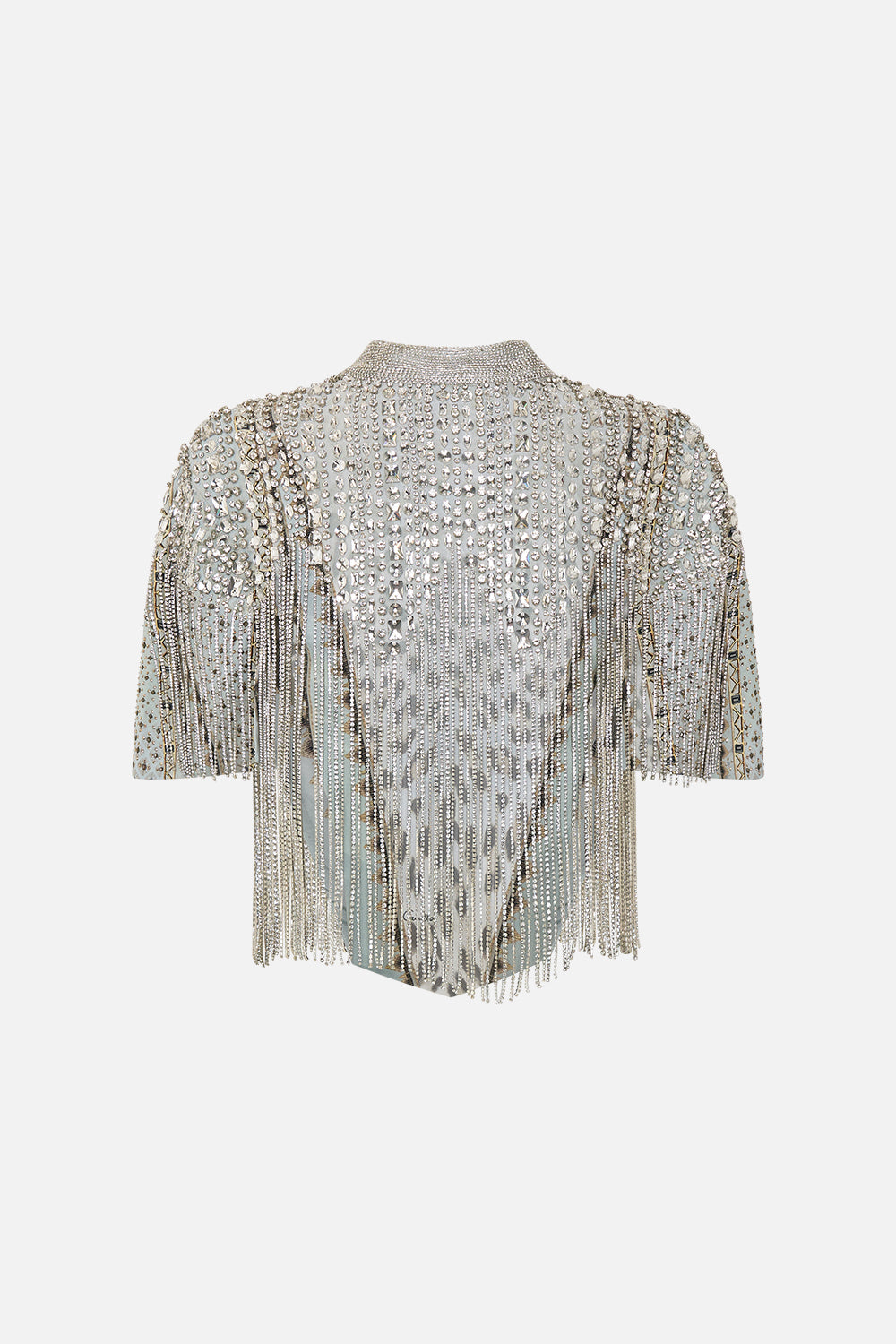 BEADED GILET SAHARA STARLET