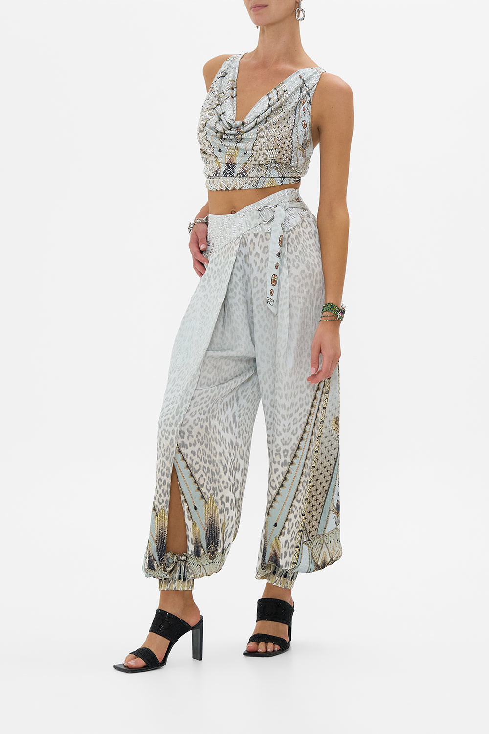 COWL NECK JERSEY TOP SAHARA STARLET