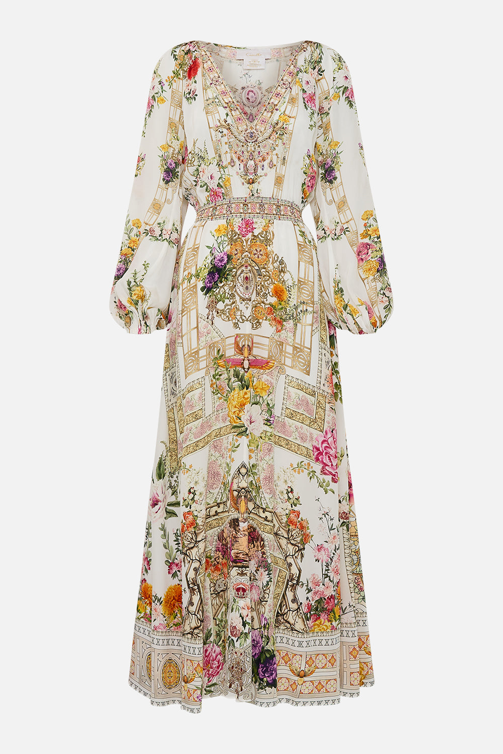 RAGLAN SHIRRED WAIST DRESS EGYPTIAN ROSE