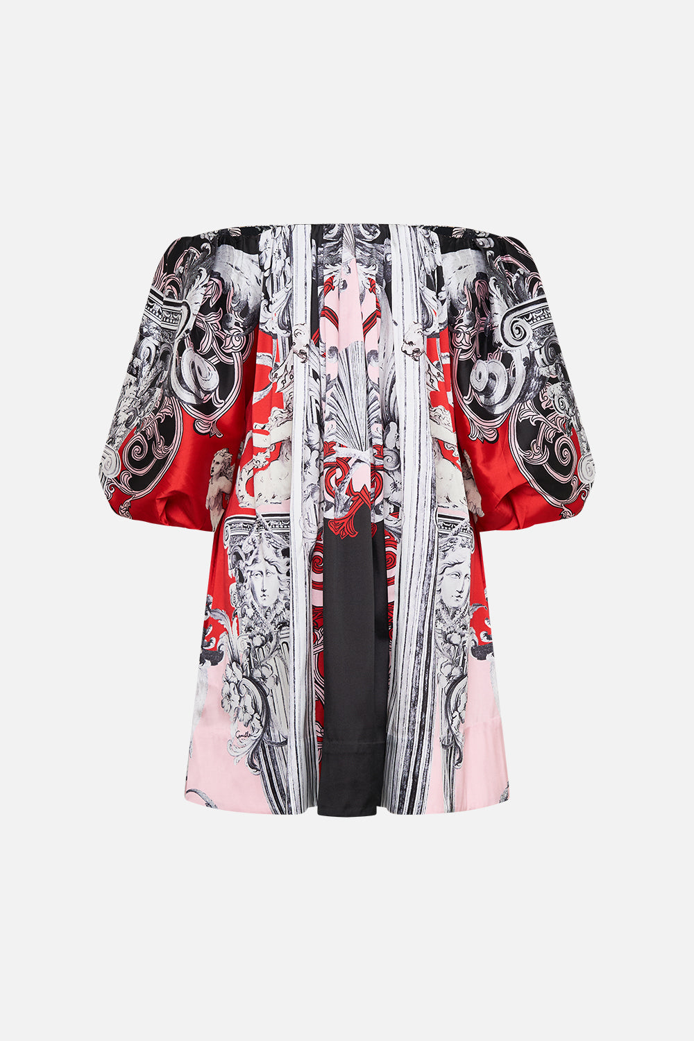 OFF SHOULDER PUFF DRESS MARK OF MEDUSA