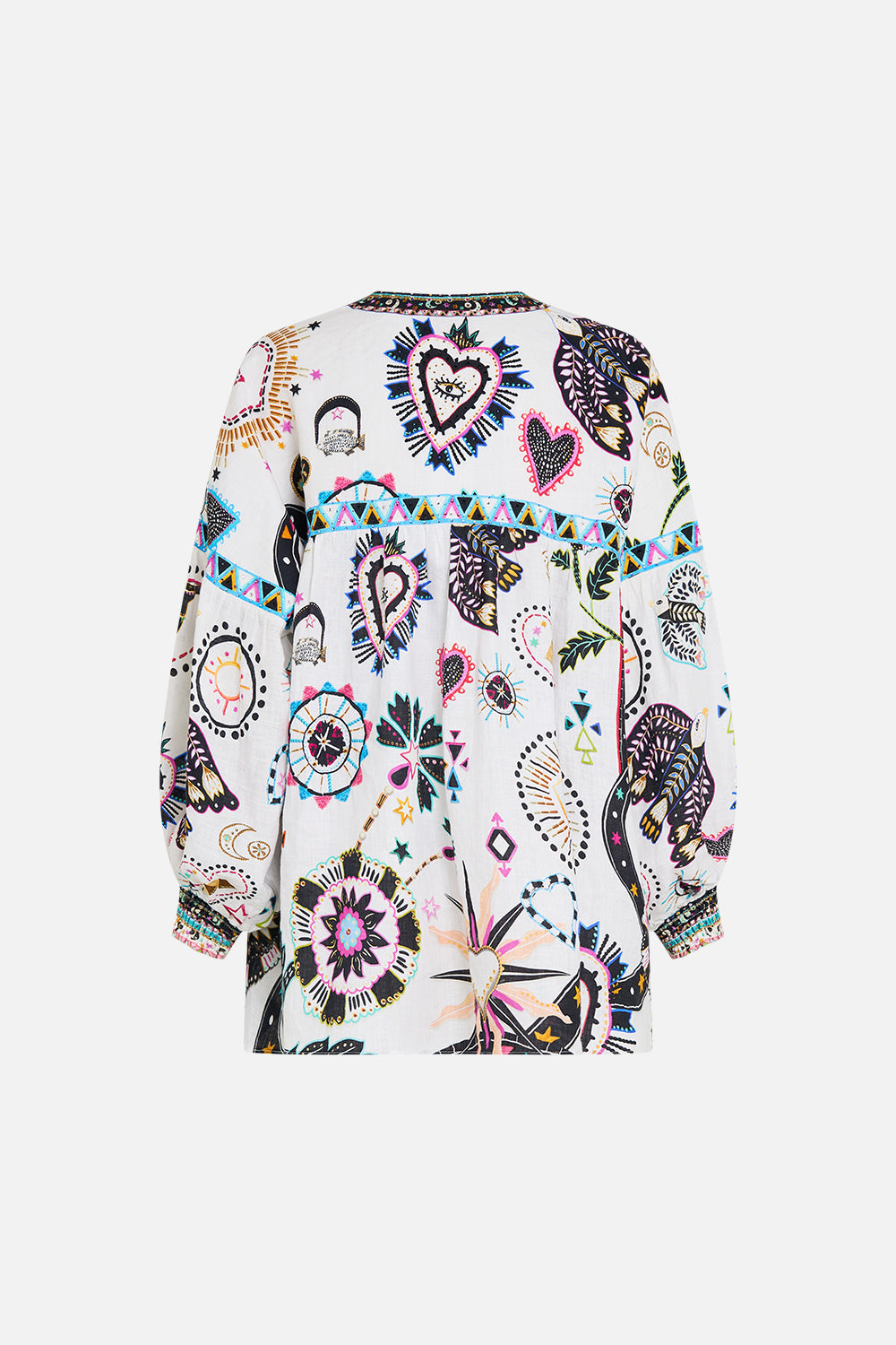 BLOUSON BLOUSE WITH NECK TIE NUBIAN WONDERLAND