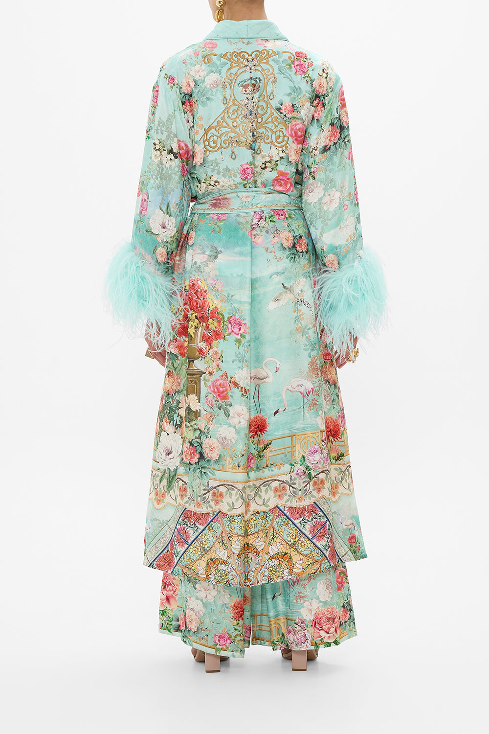 LONG ROBE WITH FLARED SLEEVE THE JEWELLERY MUSEUM