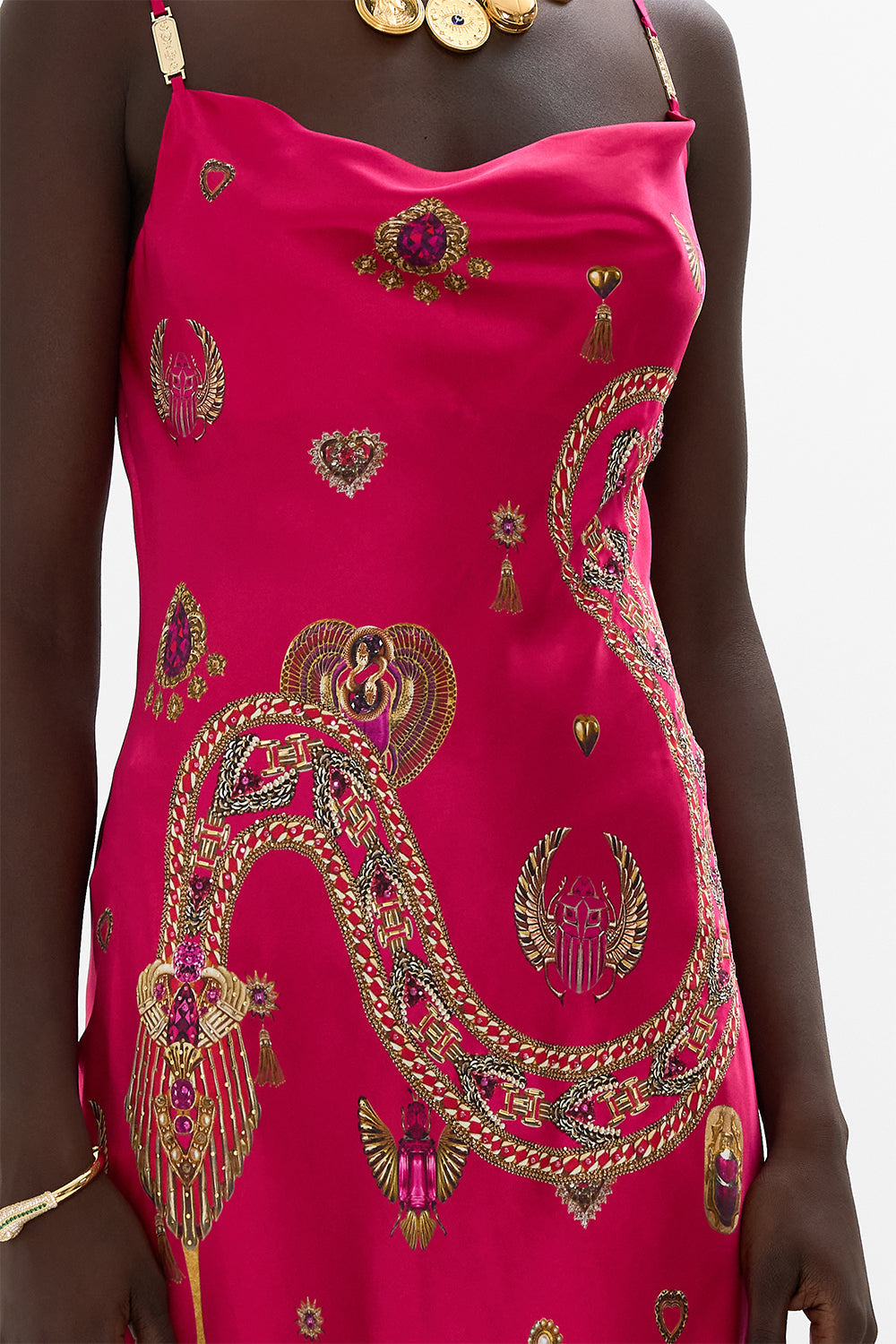 SHORT BIAS SLIP KISSED BY A COBRA