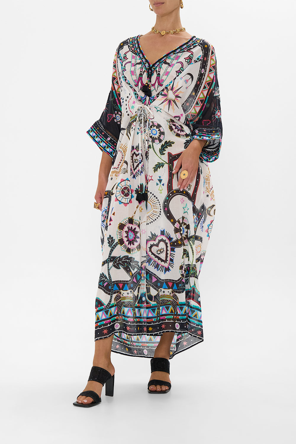 TUCK FRONT KAFTAN NUBIAN WONDERLAND