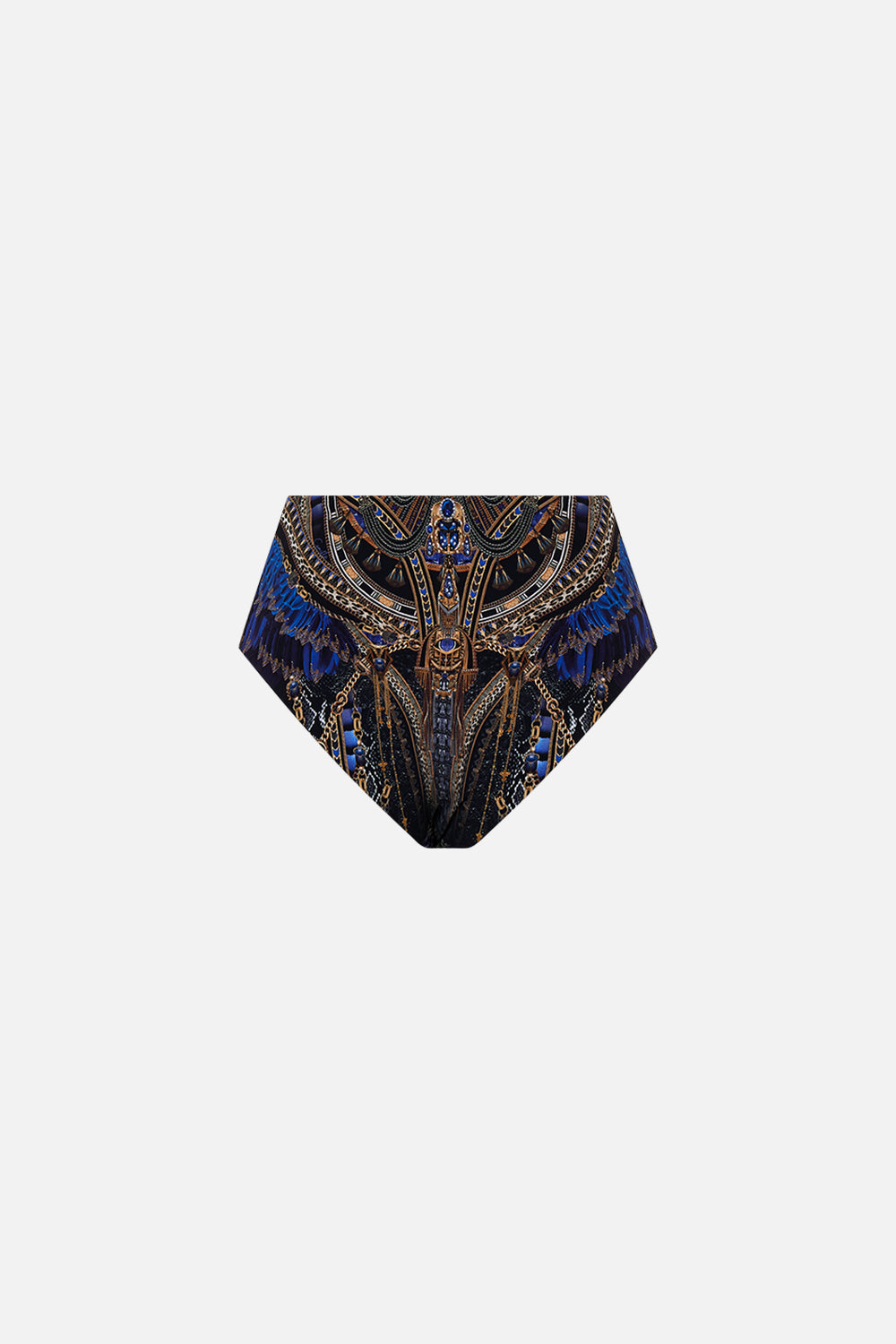CAMILLA High Waist Pant with Trim in Other Side of the Oasis print.