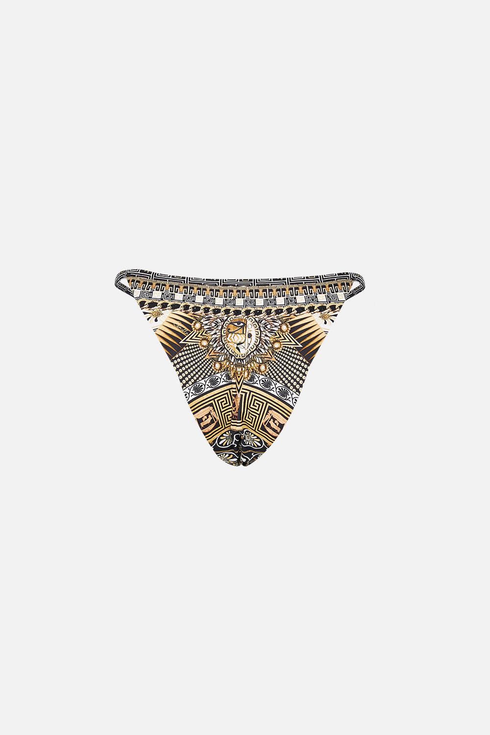 The CAMILLA PANT WITH CUT OUT AND TRIM TEMPLES OF DENDARA in our  print.