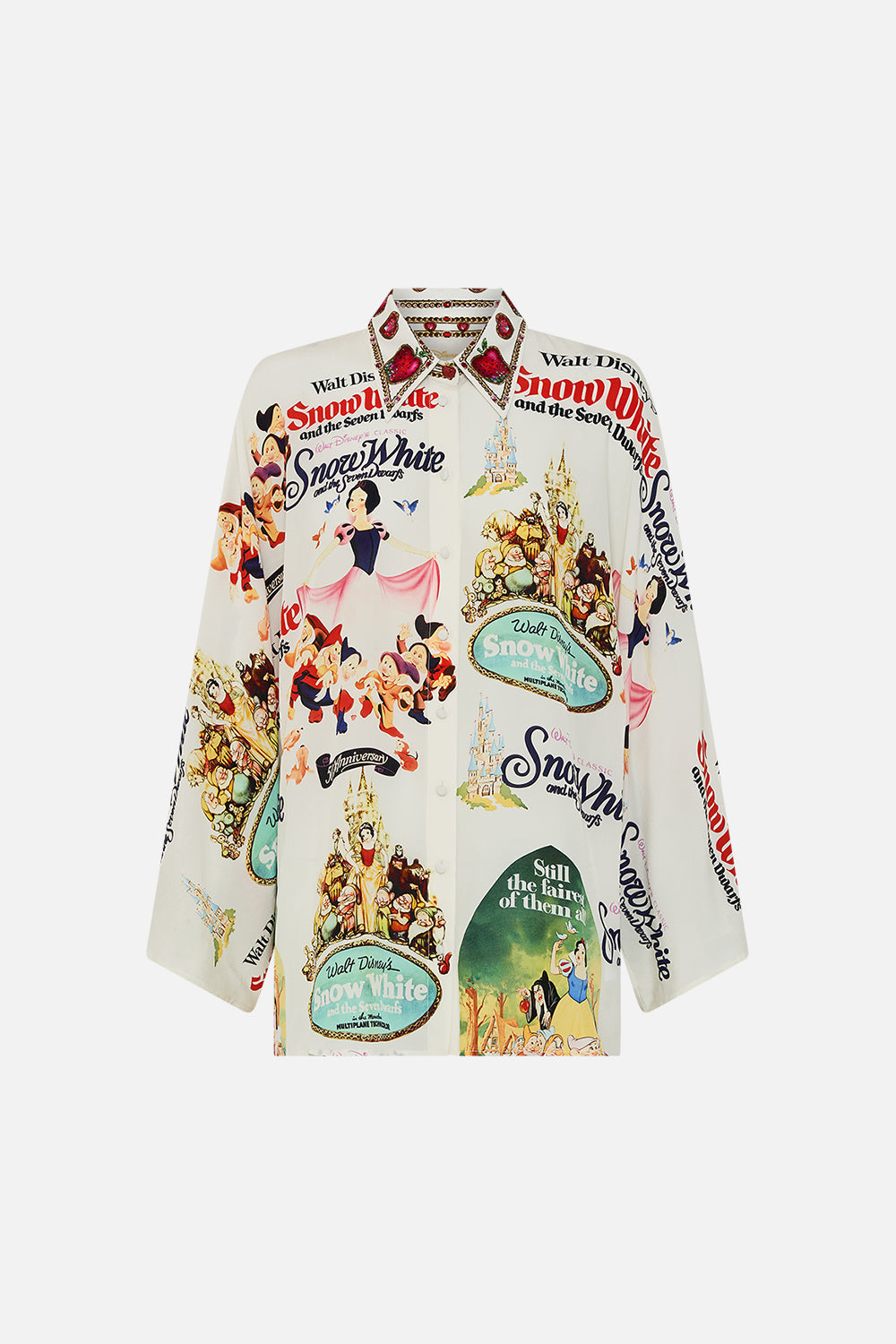 Disney CAMILLA silk blouse in Princess in Print 