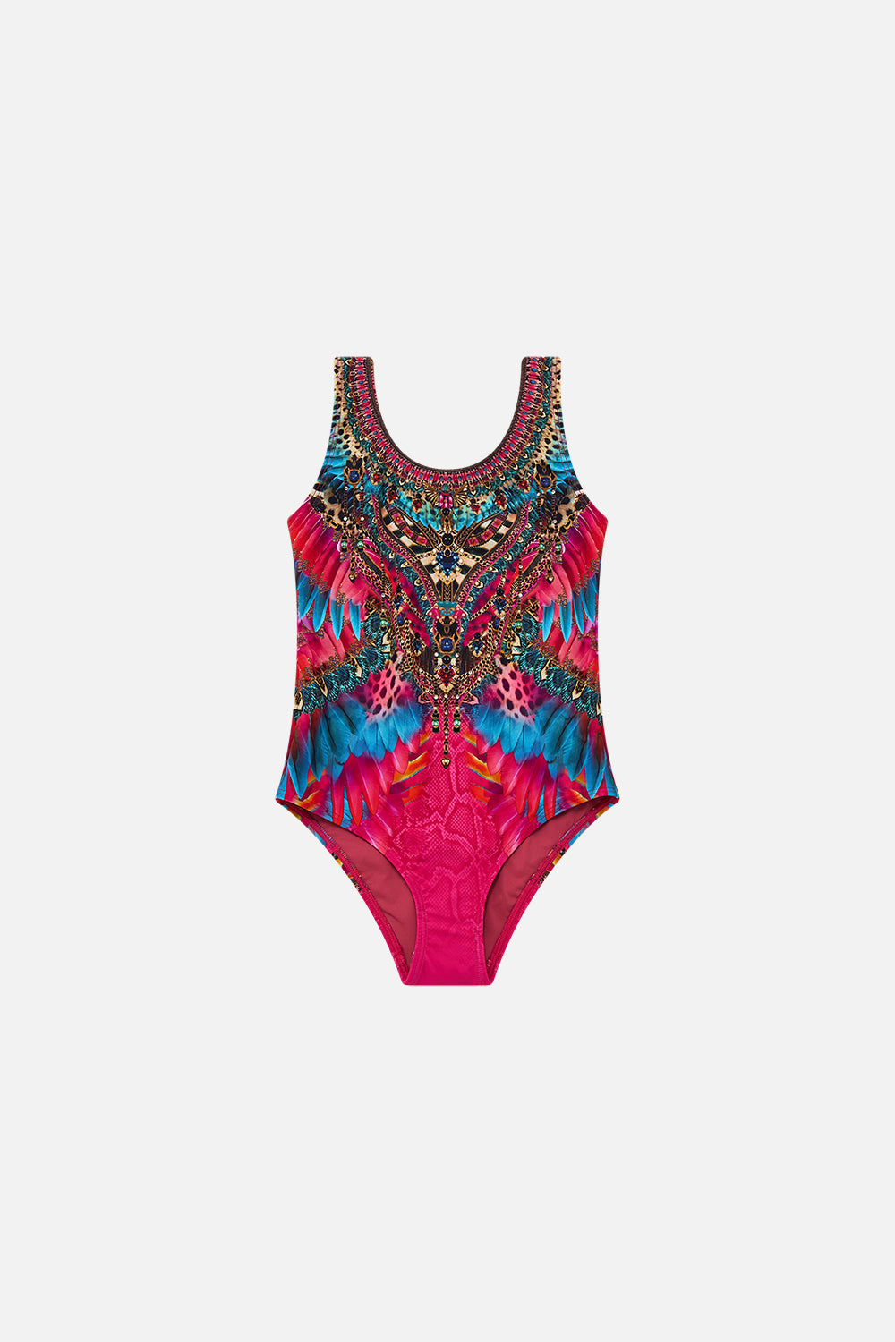 Milla by CAMILLA Kids Swim One Piece in Sahara Supernatural print.