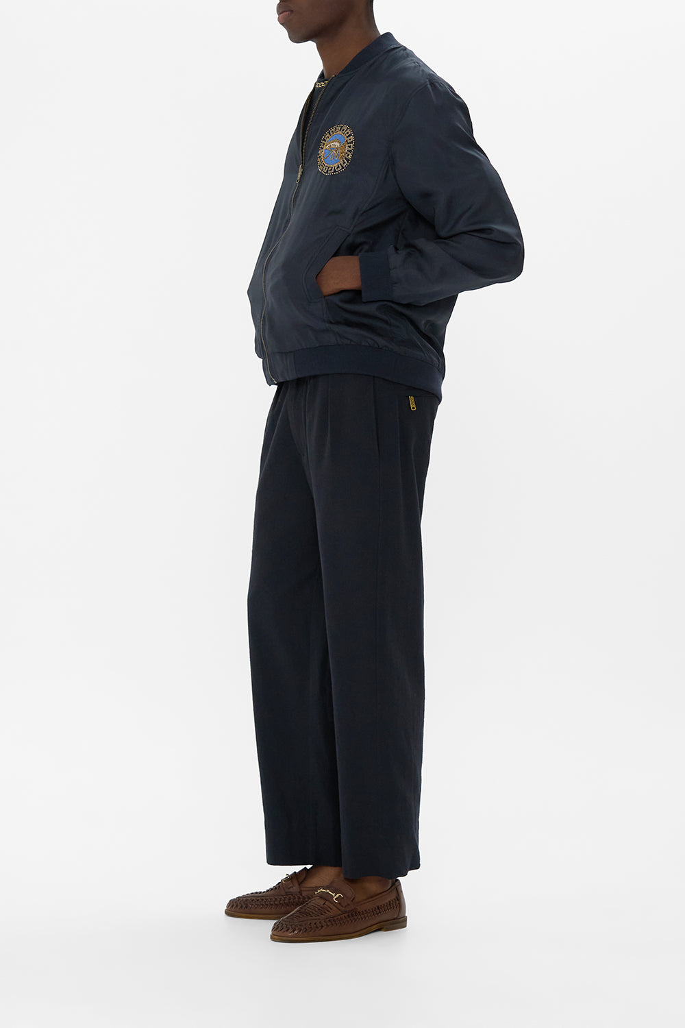 ZIP THROUGH REVERSIBLE BOMBER JACKET ERA OF EMPIRES