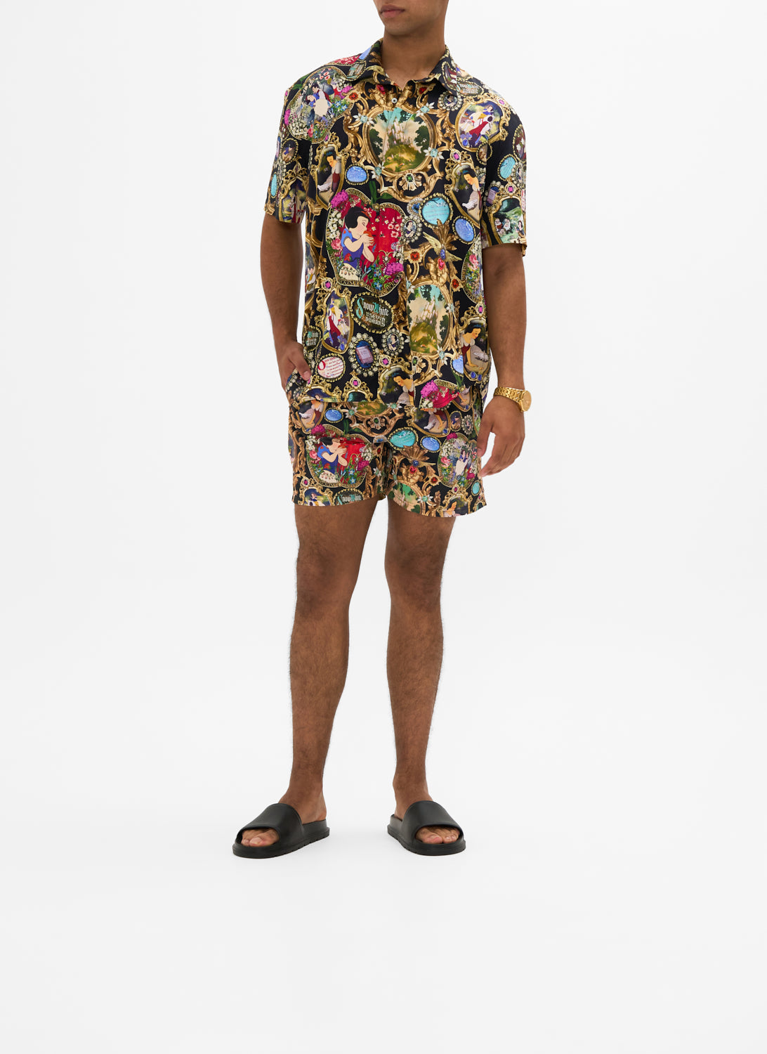 Disney CAMILLA  silk shirt in Happuly Ever After print