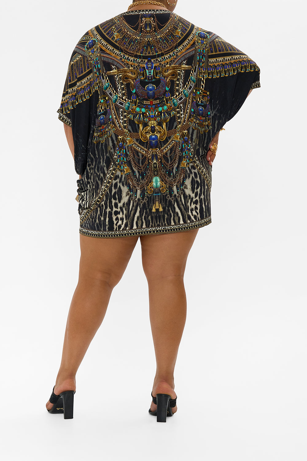 BAT SLEEVE DRESS CAT WORSHIP