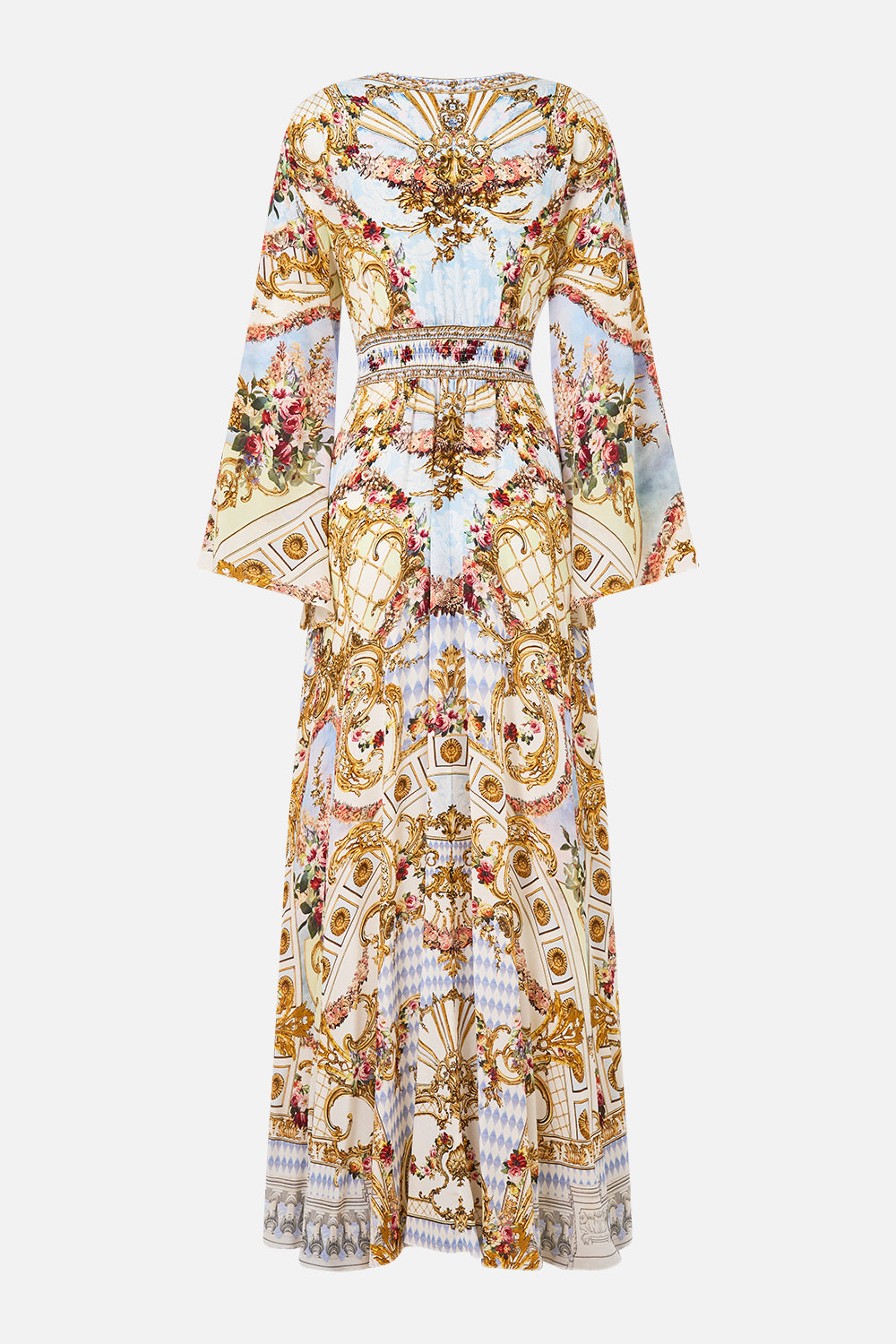 KIMONO SLEEVE DRESS WITH SHIRRING DETAIL THRONE GAMES