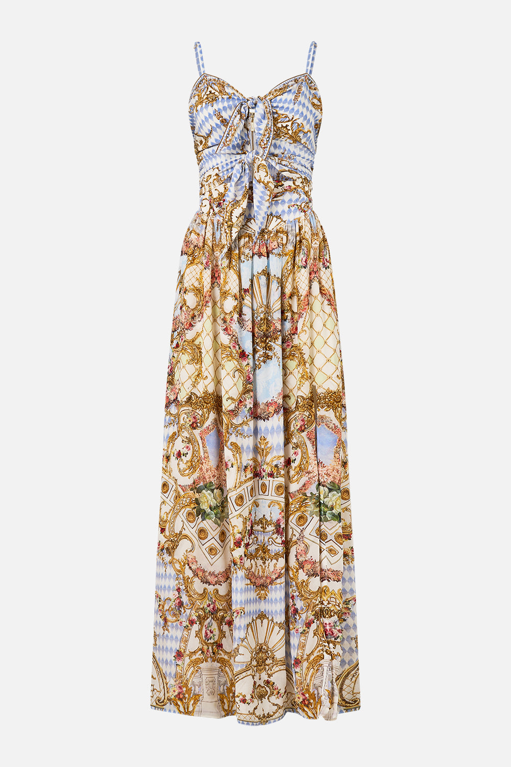 DOUBLE TIE FRONT DRESS THRONE GAMES