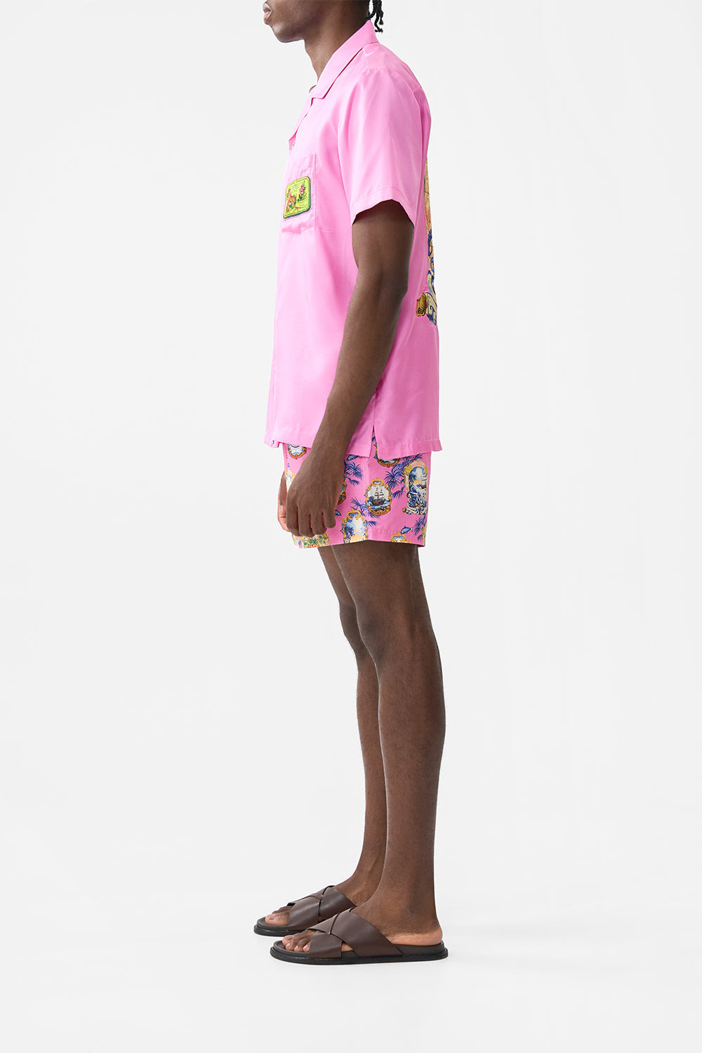 SHORT SLEEVE CAMP COLLARED SHIRT SALTY SPLENDOUR