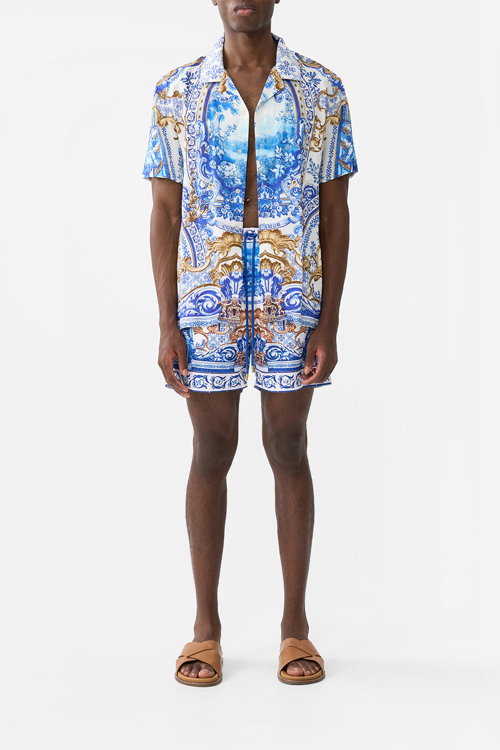 MID LENGTH BOARDSHORT AZUL ADVENTURES