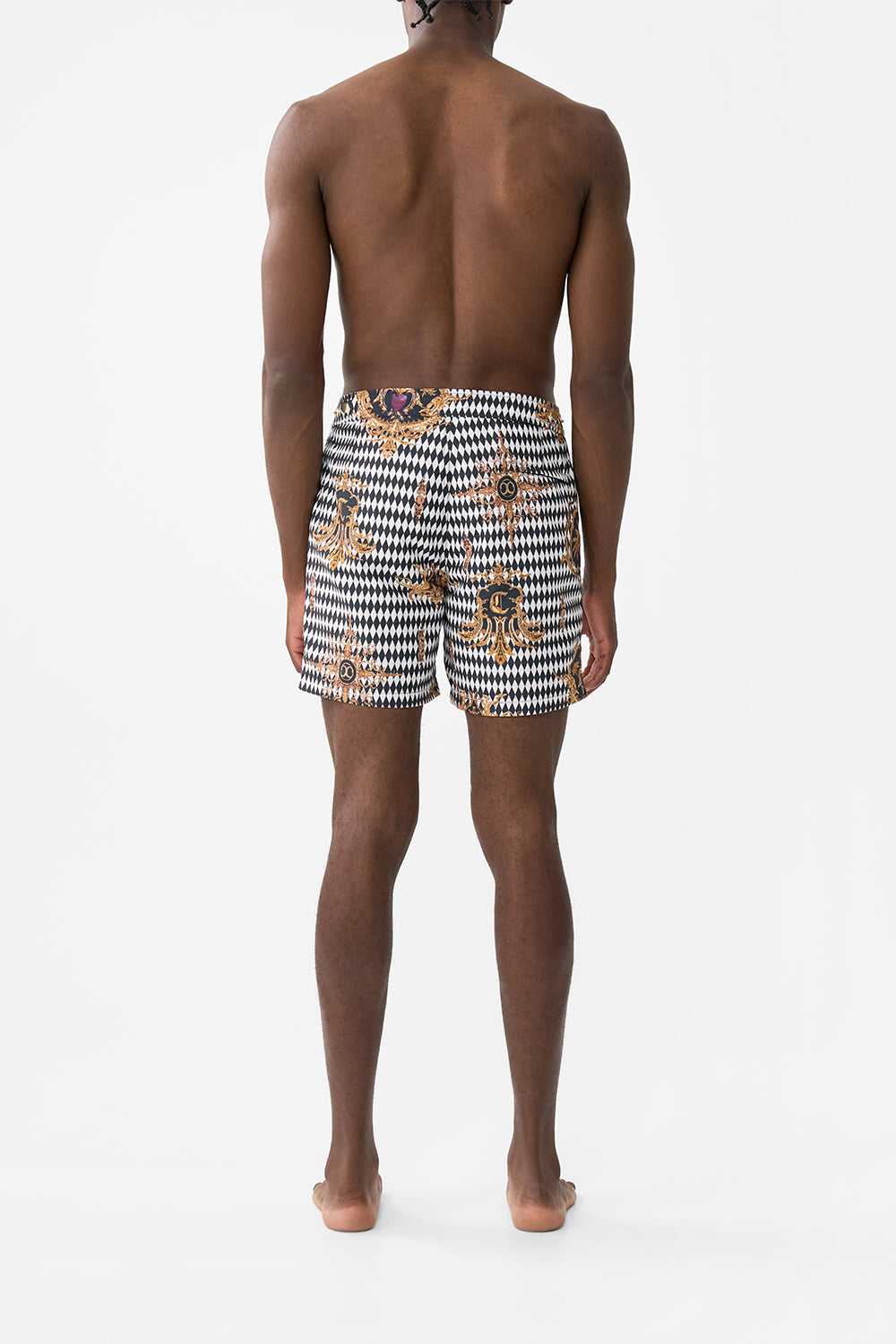 MID LENGTH SWIM SHORT MONARCHY MANIA