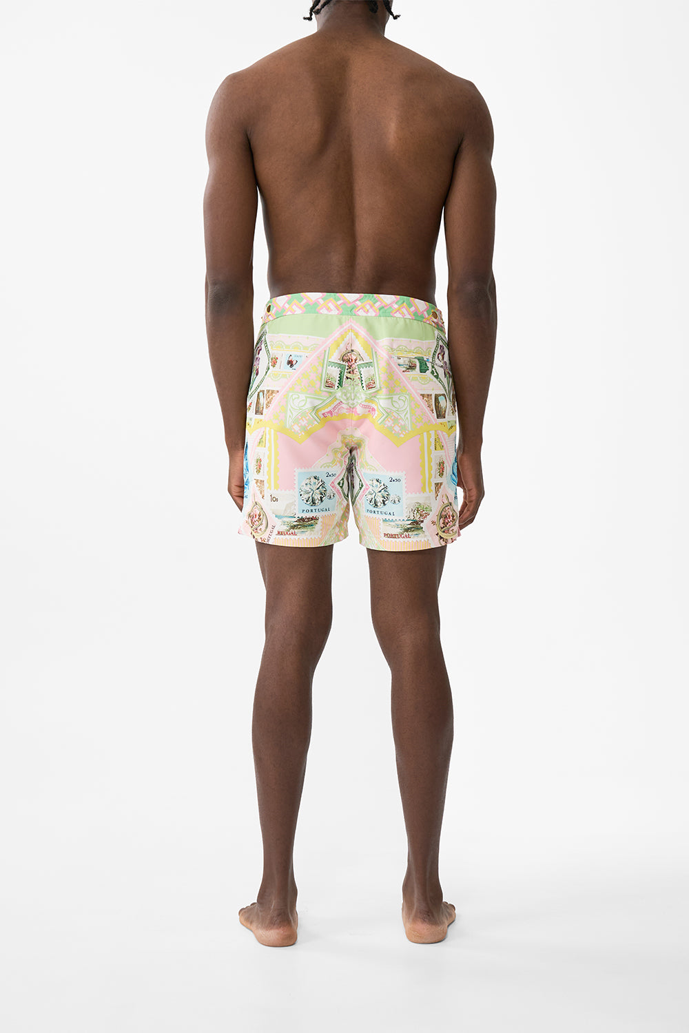 MID LENGTH SWIM SHORT WITH LOVE FROM LISBON