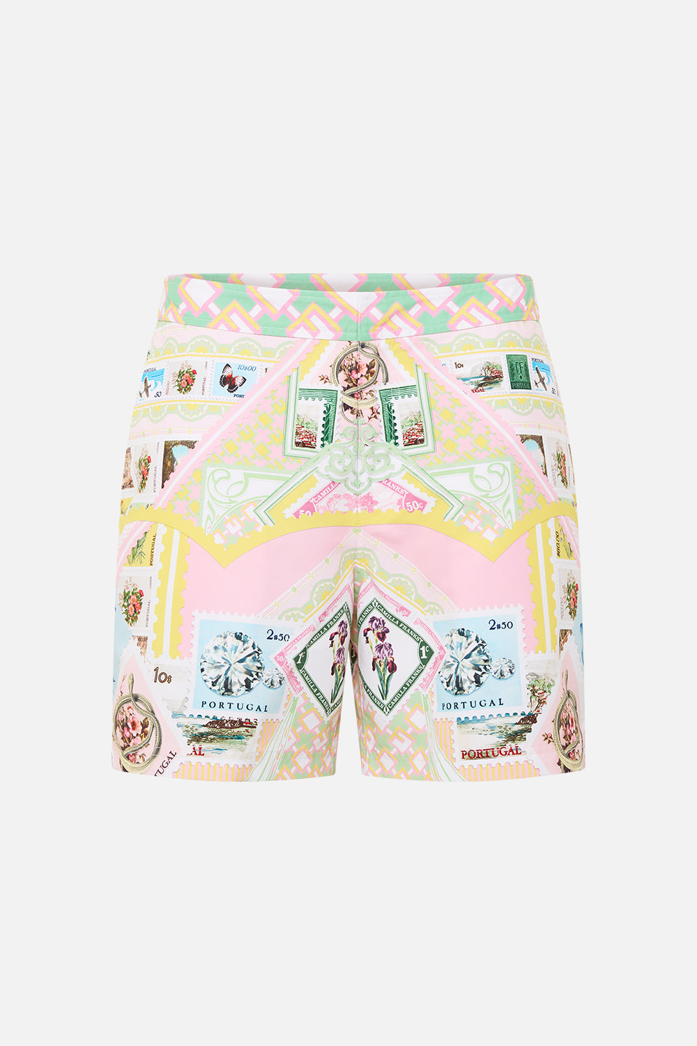 MID LENGTH SWIM SHORT WITH LOVE FROM LISBON