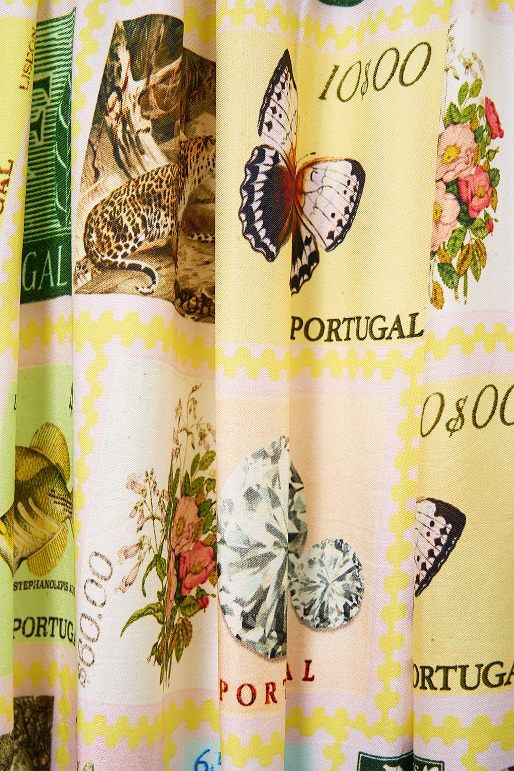 LONG OFF SHOULDER FRILL DRESS WITH STRAPS WITH LOVE FROM LISBON