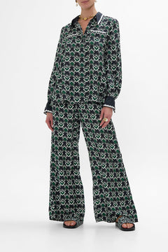 CURVED COLLAR BLOUSE WITH POCKETS MY PORTO PEN PAL