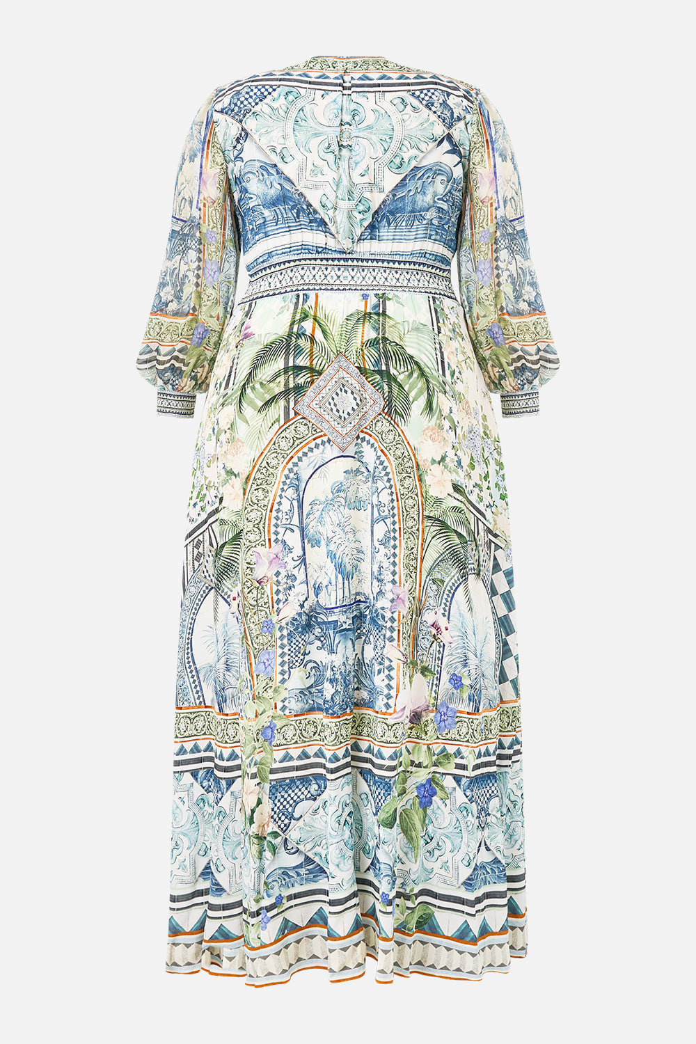 BUTTON DRESS WITH SHAPED WAISTBAND JARDIM PARTY