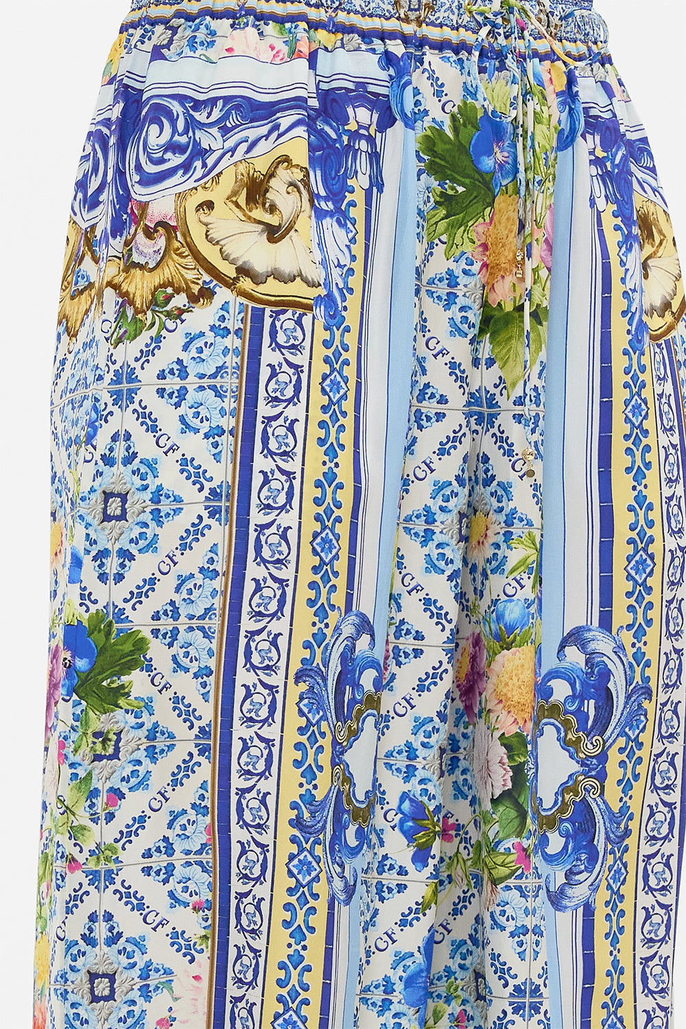 The CAMILLA STRAIGHT LEG PANT WALL TO WALL WONDERS in our  print.