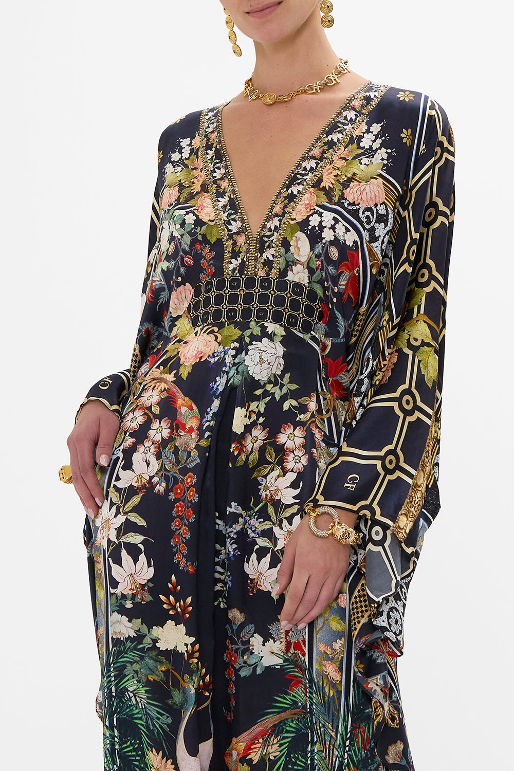 LONG KAFTAN WITH WAIST DETAIL PALACIO POETRY