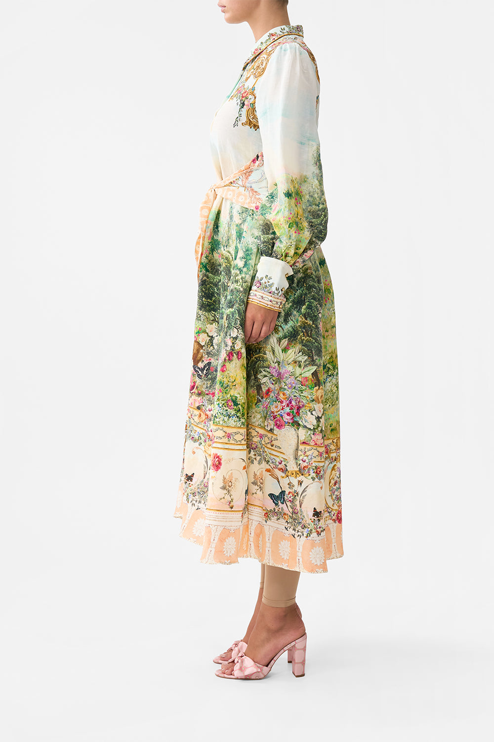 WAIST TIE SHIRT DRESS ARCHES OF AMOR