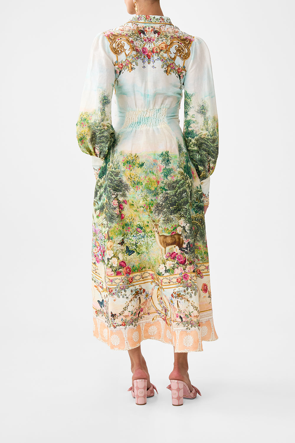 WAIST TIE SHIRT DRESS ARCHES OF AMOR